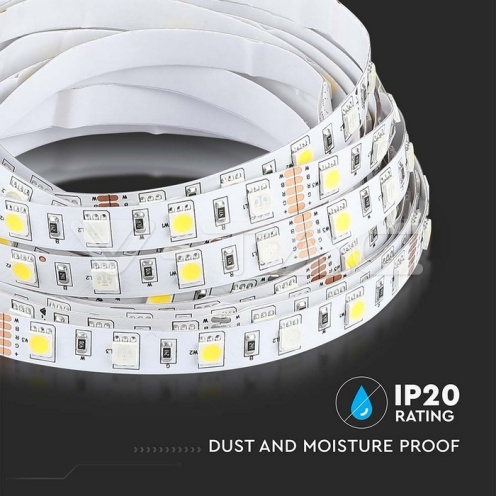 LED Лента 5050 - 60/1 IP20 RGB+ 6400 IP20 - изглед 10