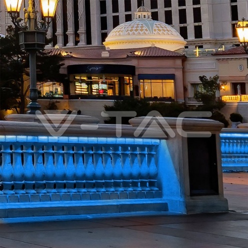 LED Лента Сет 10W 2835 121 Blue 50м/Сет 220V - изглед 7