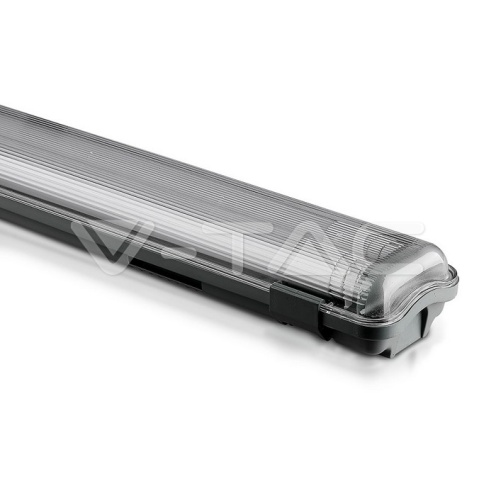 LED Влагозащитено тяло PC/PC 2x1500mm 2x22W 4000K - изглед 1