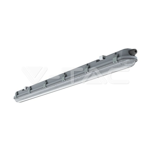 LED Влагозащитено Тяло M-Серия 1500мм 48W 4000K Прозрачно 120LM/W - изглед 1