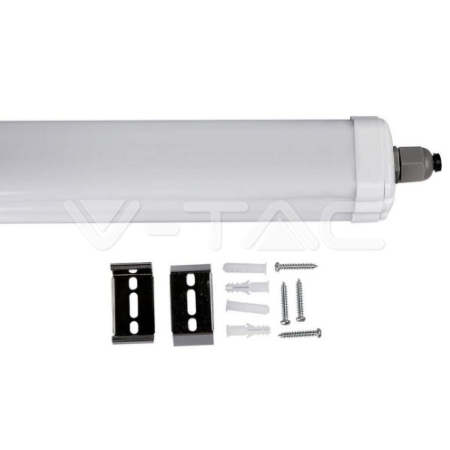 LED Влагозащитено тяло AL/PC G-Серия 600mm 18W 6000K - изглед 5