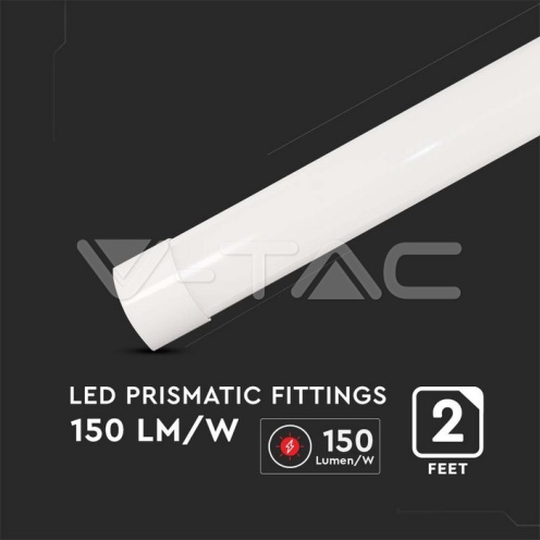 15W LED Линейно Тяло SAMSUNG ЧИП 60cм Пластик Бърза Връзка + Кабел 4000K 150LM/WATT - изглед 3