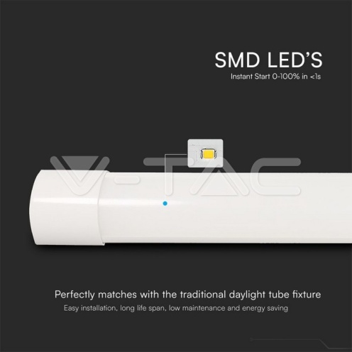 40W LED Линейно Тяло 120см 3в1 4800lm - изглед 2 - rZ commerce 40W LED Линейно Тяло 120см 3в1 4800lm - изглед 2