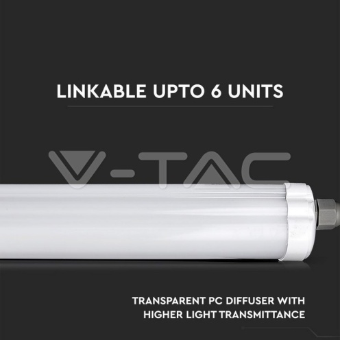 LED Влагозащитено тяло AL/PC G-Серия 1500mm 48W 4000K 120 lm/W - изглед 9 - rZ commerce LED Влагозащитено тяло AL/PC G-Серия 1500mm 48W 4000K 120 lm/W - изглед 9