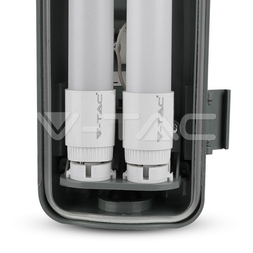 LED Влагозащитено тяло PC/PC 2x1500mm 2x22W 6400K - изглед 13