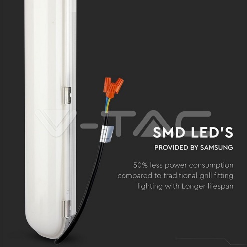 LED Влагозащитено Тяло SAMSUNG ЧИП - 120см 60W 6000K 120LM - изглед 9