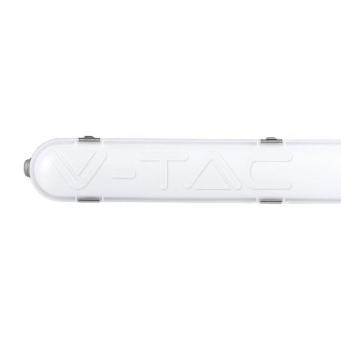 LED Влагозащитено Тяло M-Серия 1200мм 36W 4000K Мат Стоманен Клип 120LM/4320Lm - изглед 7