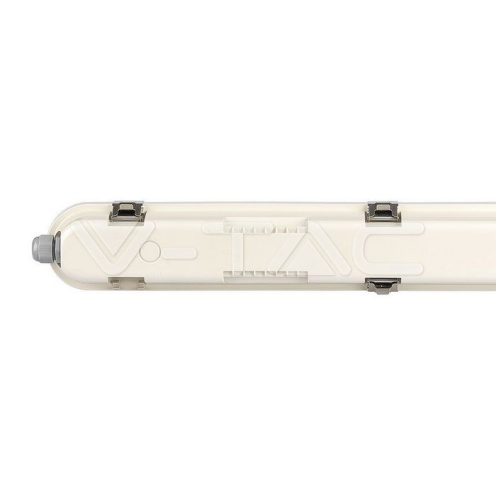 LED Влагозащитено Тяло M-Серия 1200мм 36W 4000K Мат Стоманен Клип 120LM/4320Lm - изглед 8