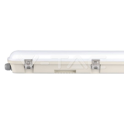 LED Влагозащитени Тяло SAMSUNG ЧИП - 120см 36W Сензор + Стоманен Клип 6400К - изглед 5