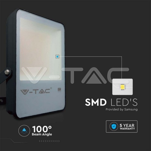 30W LED Прожектор SAMSUNG ЧИП G8 Черно Тяло 4000К 137LM/W - изглед 9