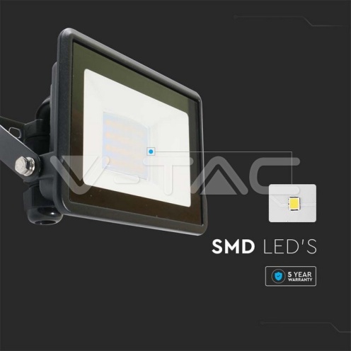 20W LED Прожектор SAMSUNG ЧИП Черно Тяло 3000К - изглед 8