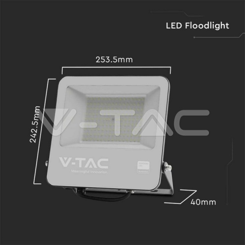 100W LED Прожектор SAMSUNG ЧИП SMD Черно Тяло 6400К - изглед 7 - rZ commerce 100W LED Прожектор SAMSUNG ЧИП SMD Черно Тяло 6400К - изглед 7
