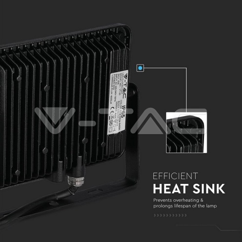 50W LED Прожектор SAMSUNG ЧИП SMD G2 Черно Тяло 3000К - изглед 13 - rZ commerce 50W LED Прожектор SAMSUNG ЧИП SMD G2 Черно Тяло 3000К - изглед 13