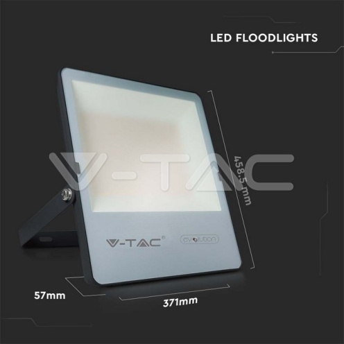 200W LED Прожектор SAMSUNG ЧИП G8 Черно Тяло 4000К 185LM/W - изглед 7 - rZ commerce 200W LED Прожектор SAMSUNG ЧИП G8 Черно Тяло 4000К 185LM/W - изглед 7