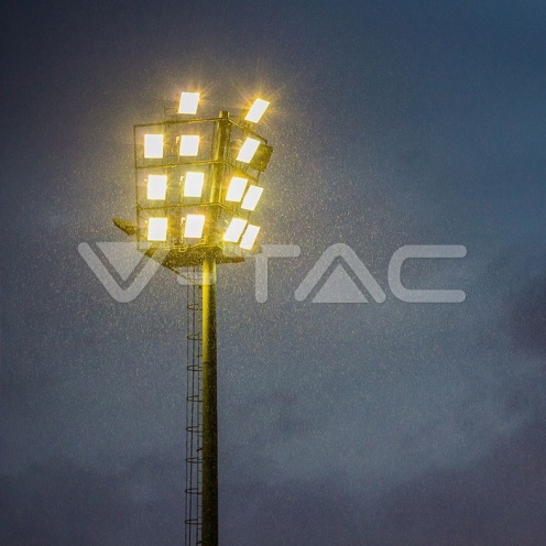 100W LED Прожектор С SAMSUNG ЧИП G8 Черно Тяло 4000К 185LM/W - изглед 8