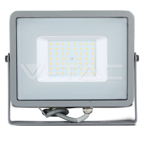 50W LED Прожектор SAMSUNG ЧИП SMD G2 Сиво Тяло 4000К - изглед 7