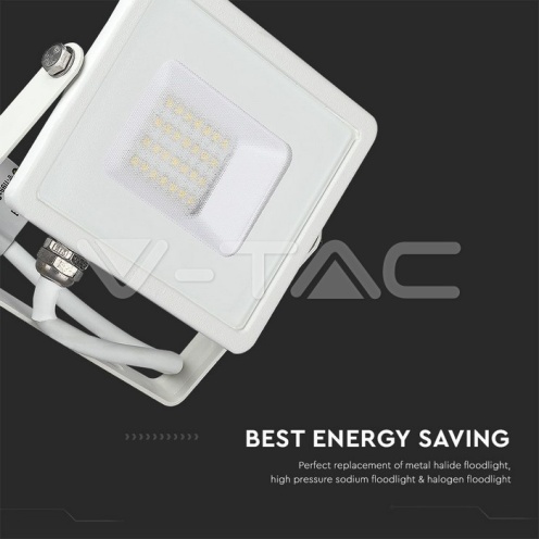 20W LED Прожектор SAMSUNG ЧИП G2 SMD Бяло Тяло 3000К - изглед 11