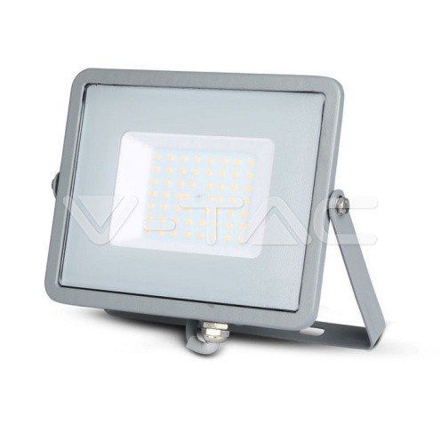 50W LED Прожектор SAMSUNG ЧИП SMD G2 Сиво Тяло 4000К - изглед 1