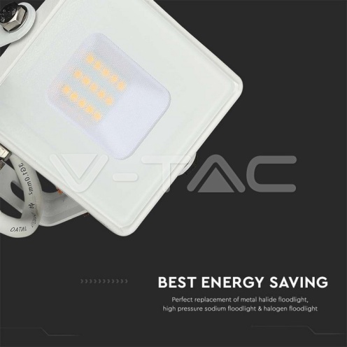 10W LED Прожектор SAMSUNG ЧИП SMD Бяло Тяло 3000К /1/ - изглед 14 - rZ commerce 10W LED Прожектор SAMSUNG ЧИП SMD Бяло Тяло 3000К /1/ - изглед 14