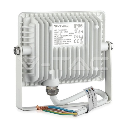 20W LED Прожектор SAMSUNG ЧИП G2 SMD Бяло Тяло 3000К - изглед 6