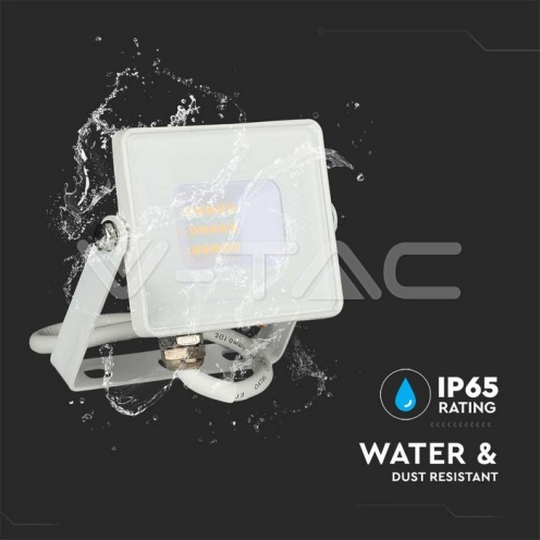 10W LED Прожектор SAMSUNG ЧИП SMD Бяло Тяло 3000К /1/ - изглед 2 - rZ commerce 10W LED Прожектор SAMSUNG ЧИП SMD Бяло Тяло 3000К /1/ - изглед 2