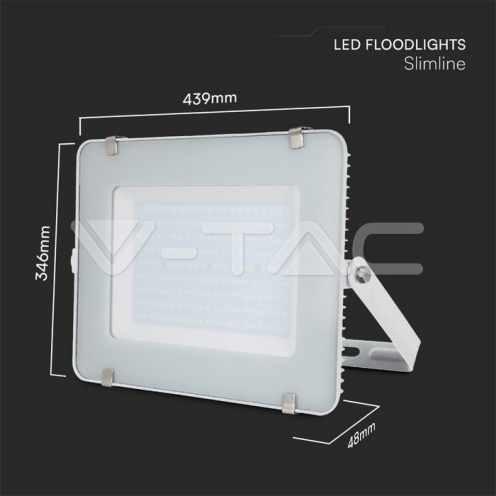 200W LED Прожектор SAMSUNG ЧИП G2 Бяло Тяло 6500К 16502lm - изглед 6 - rZ commerce 200W LED Прожектор SAMSUNG ЧИП G2 Бяло Тяло 6500К 16502lm - изглед 6