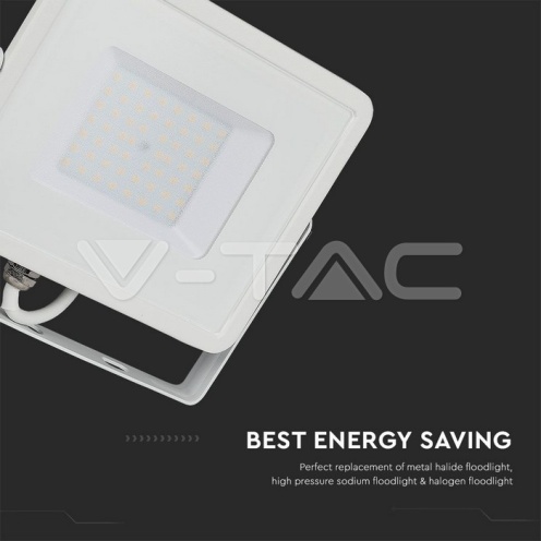 50W LED Прожектор SAMSUNG ЧИП SMD G2 Бяло Тяло 4000К - изглед 10