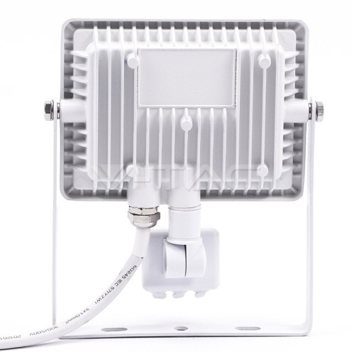 20W LED Прожектор Със Сензор SAMSUNG ЧИП Бяло Тяло 6400К - изглед 2