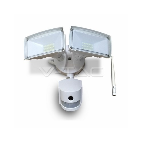18W LED Прожектор С WIFI Сензор Камера Бял 6000К - изглед 1 - rZ commerce 18W LED Прожектор С WIFI Сензор Камера Бял 6000К - изглед 1