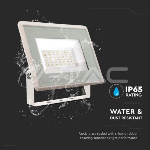 30W LED Прожектор Бяло Тяло 3000K - изглед 5