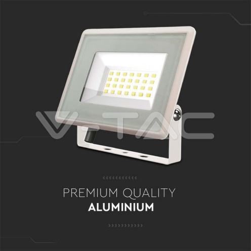 20W LED Прожектор Бяло Тяло 6400K - изглед 6