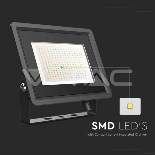 200W LED Прожектор Черно Тяло 4000K - изглед 2