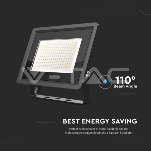200W LED Прожектор Черно Тяло 4000K - изглед 4