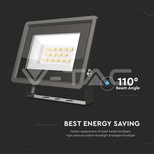 10W LED Прожектор Черно Тяло 6400K - изглед 4