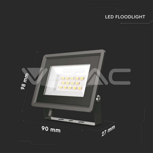 10W LED Прожектор Черно Тяло 6400K - изглед 7