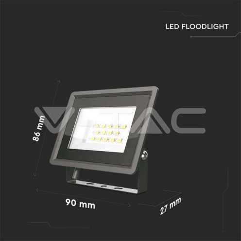 10W LED Прожектор Черно Тяло 4300K - изглед 7