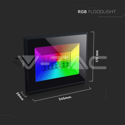 50W LED Прожектор RGB Дистанционно - изглед 7 - rZ commerce 50W LED Прожектор RGB Дистанционно - изглед 7