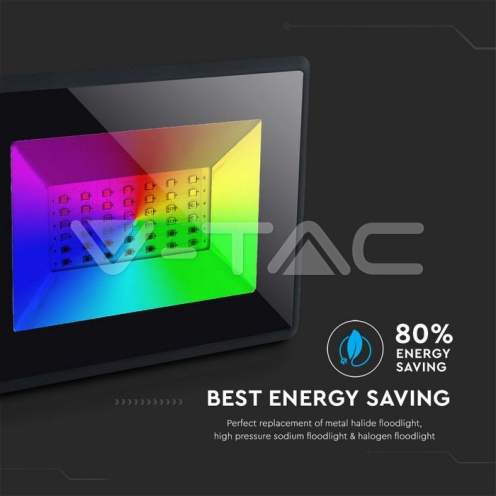 30W LED Прожектор RGB Дистанционно - изглед 4 - rZ commerce 30W LED Прожектор RGB Дистанционно - изглед 4