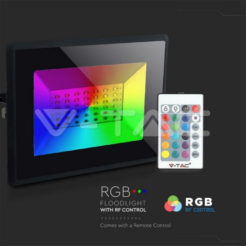 30W LED Прожектор RGB Дистанционно - изглед 3 - rZ commerce 30W LED Прожектор RGB Дистанционно - изглед 3