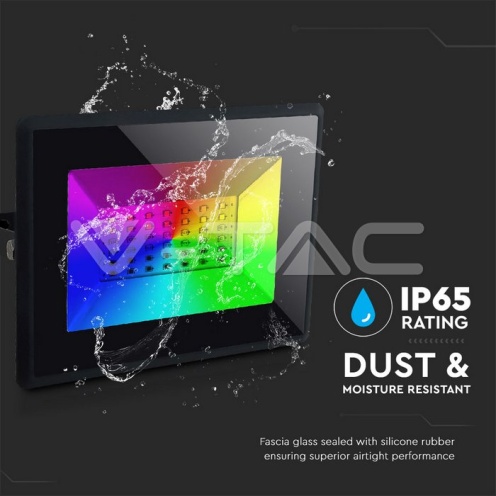 30W LED Прожектор RGB Дистанционно - изглед 5 - rZ commerce 30W LED Прожектор RGB Дистанционно - изглед 5