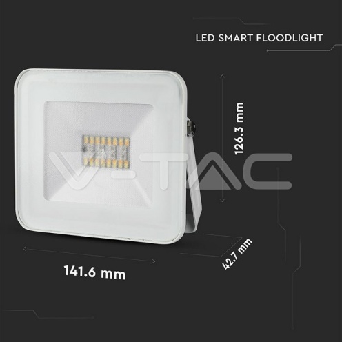 20W LED Прожектор Bluetooth Бяло Тяло RGB + W - изглед 3 - rZ commerce 20W LED Прожектор Bluetooth Бяло Тяло RGB + W - изглед 3