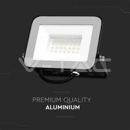 30W LED Прожектор SAMSUNG ЧИП PRO-S Черно Тяло 4000К 2505Lm - изглед 6