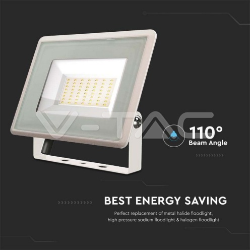 50W LED Прожектор Бяло Тяло 4000K - изглед 4