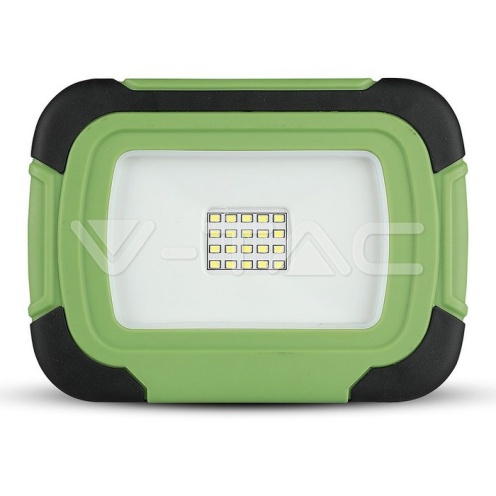 10W LED Прожектор SAMSUNG ЧИП Презаредим USB + SOS Функция IP44 4000K - изглед 2
