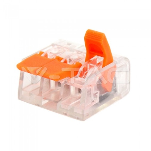 3 Pin One Way Terminal Connector PC - изглед 2 - rZ commerce 3 Pin One Way Terminal Connector PC - изглед 2