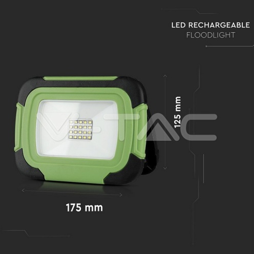10W LED Прожектор SAMSUNG ЧИП Презаредим IP44 4000K - изглед 4 - rZ commerce 10W LED Прожектор SAMSUNG ЧИП Презаредим IP44 4000K - изглед 4