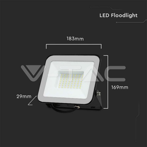 50W LED Прожектор SAMSUNG Чип PRO-S Сиво Тяло 6500К 4270Lm - изглед 7 - rZ commerce 50W LED Прожектор SAMSUNG Чип PRO-S Сиво Тяло 6500К 4270Lm - изглед 7