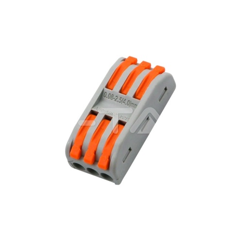 3 Pin Two Way Terminal Connector - изглед 1 - rZ commerce 3 Pin Two Way Terminal Connector - изглед 1