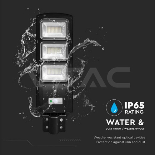 12W LED Соларна Улична Лампа Пластик 6000K Черно Тяло - изглед 8 - rZ commerce 12W LED Соларна Улична Лампа Пластик 6000K Черно Тяло - изглед 8