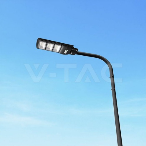 12W LED Соларна Улична Лампа Пластик 6000K Черно Тяло - изглед 4 - rZ commerce 12W LED Соларна Улична Лампа Пластик 6000K Черно Тяло - изглед 4